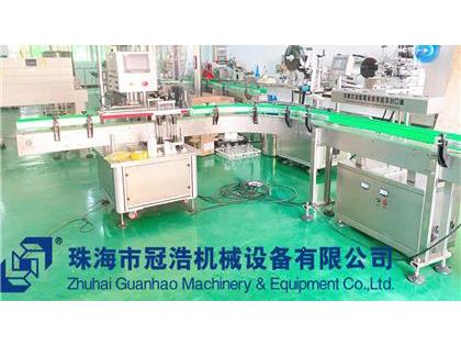 旋蓋機(jī)，鋁箔封口機(jī)，貼標(biāo)機(jī)，噴碼機(jī)，整套生產(chǎn)線已完成生產(chǎn)送貨至客戶公司